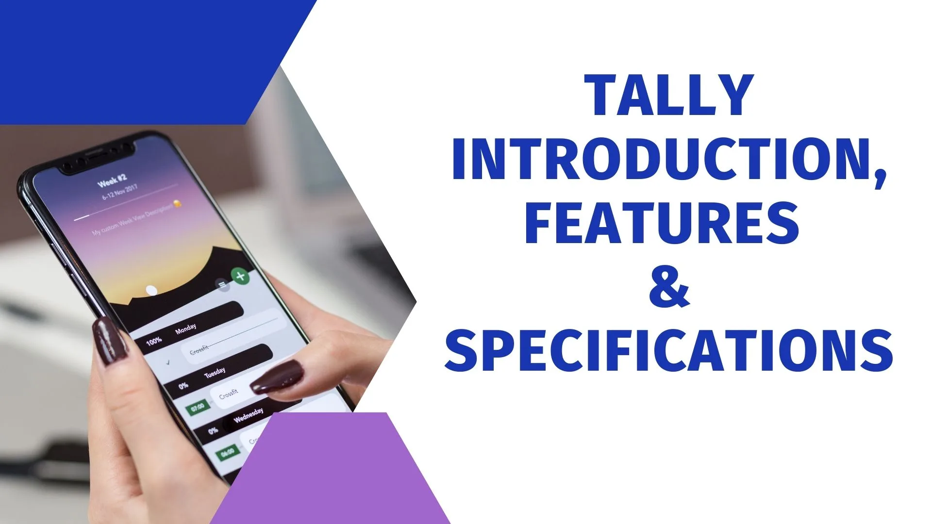 Tally Introduction, Features & Specifications
