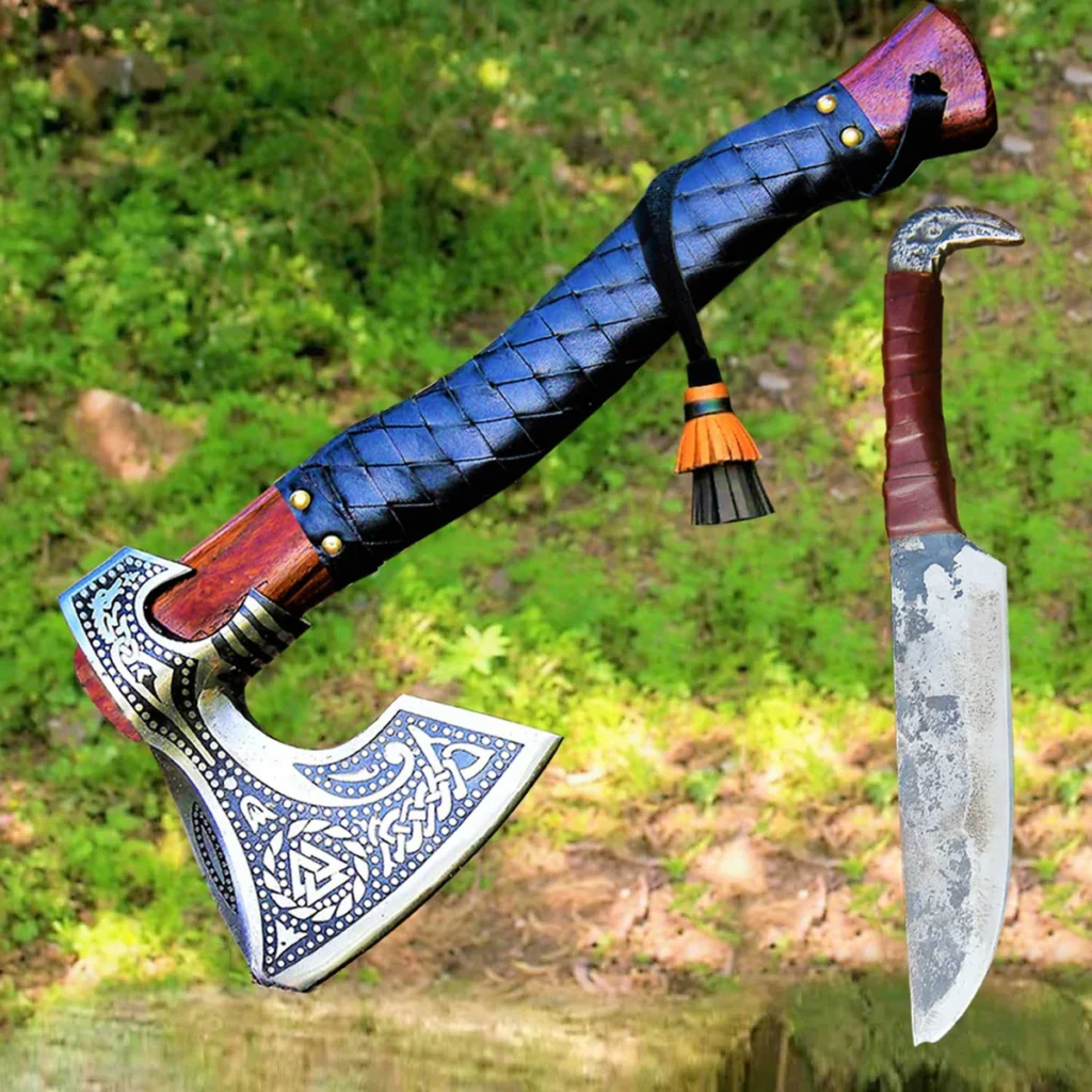 Viking axes and hunting knives